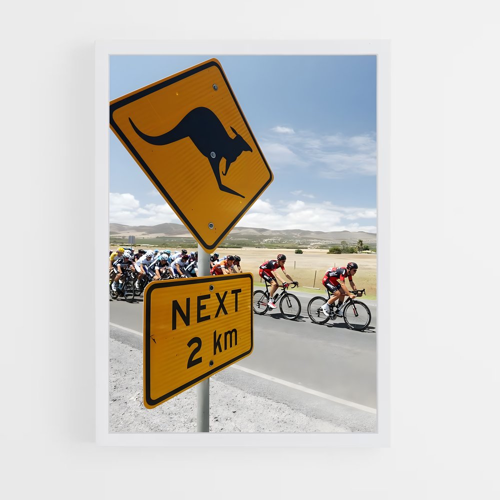 Poster Pédalées sous le Soleil – affiche Cyclisme (vue 3)